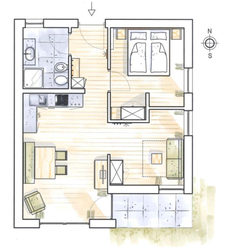 Ariala Apartments Falzes Bagian luar foto